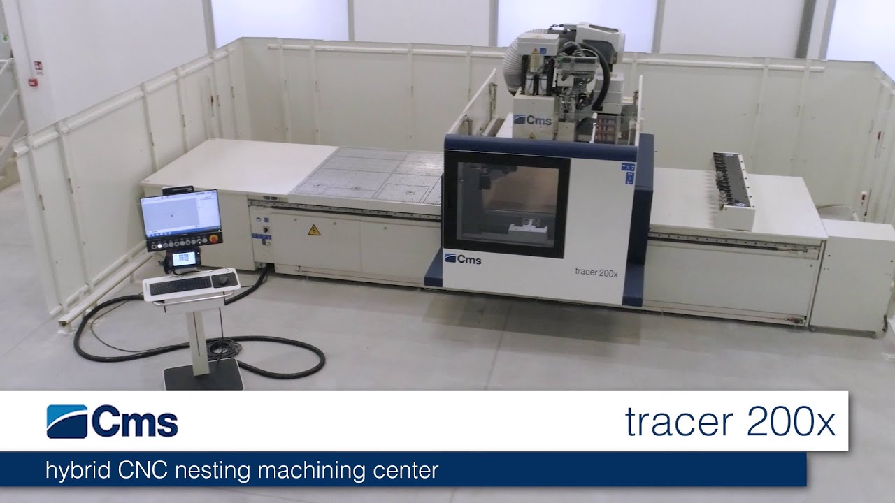 CMS tracer 200x - hybrid CNC nesting machining center