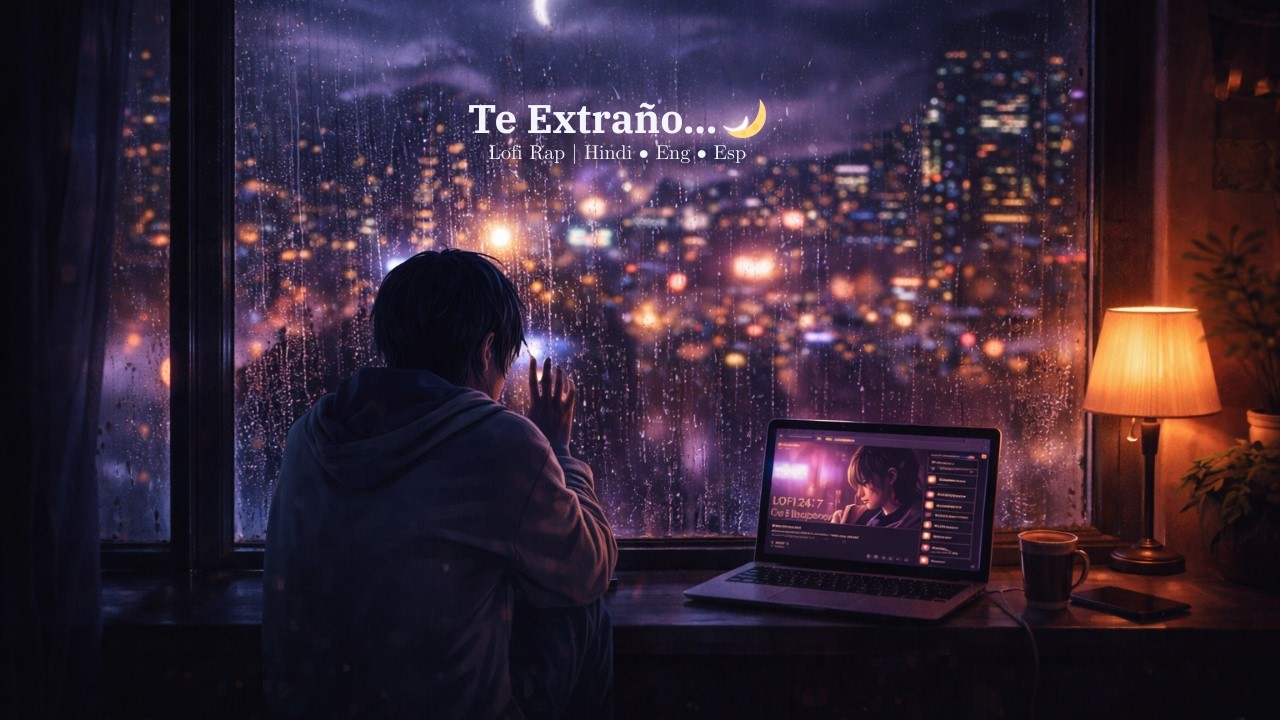 I Miss You 🥀 | Hindi English Spanish Lofi Song | Sad Night Rain Vibes