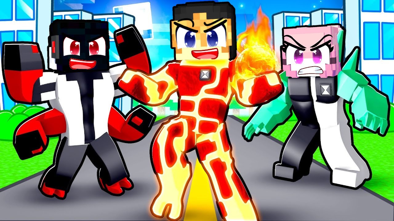 NOUA ECHIPA De Ben 10 Este Aici sa salveze Orasul in Minecraft!