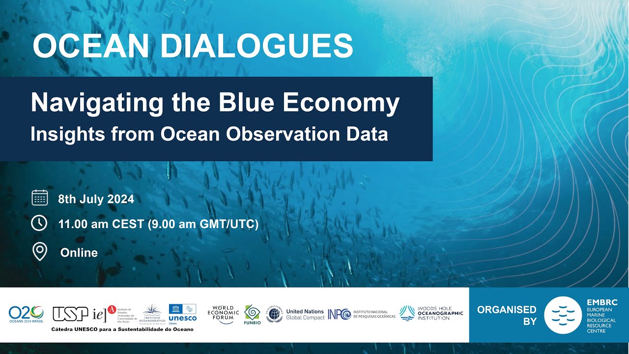 Ocean Dialogues Webinar: Navigating the Blue Economy: Insights from Ocean Observation Data