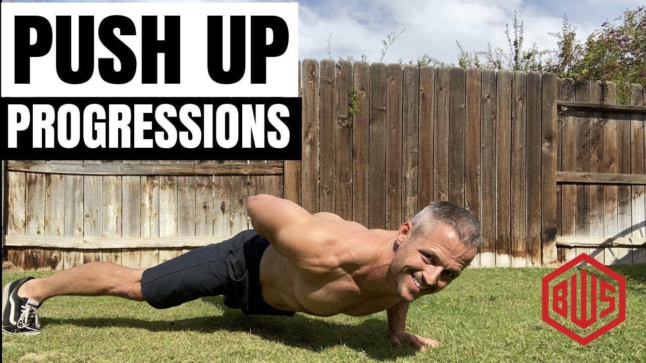 Push-up progressions: From beginner to advanced progressions in 1 video