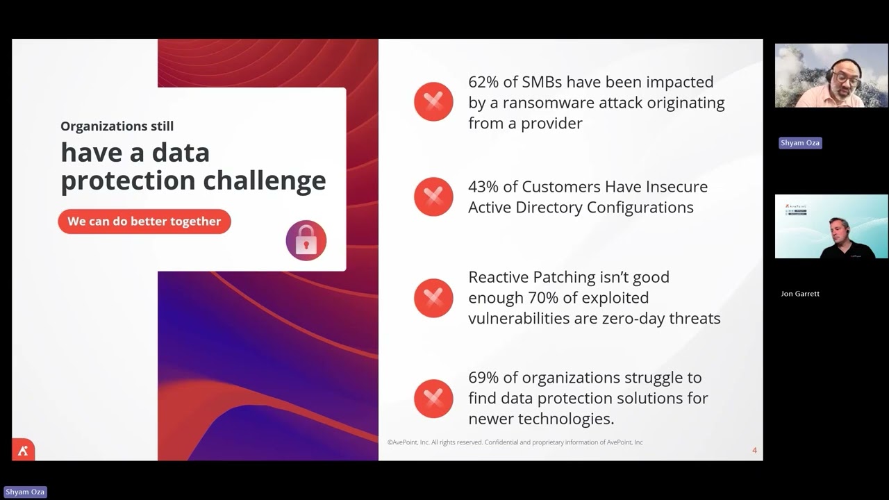 AvePoint Webinar: Watch Us Lose (and Recover) Data in Azure IaaS & PaaS