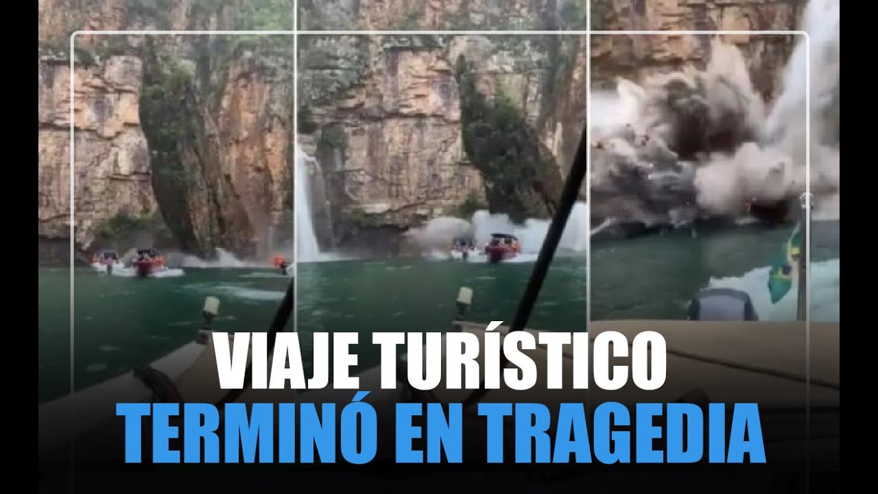 Accidente fatal en Brasil: rocas cayeron sobre turistas