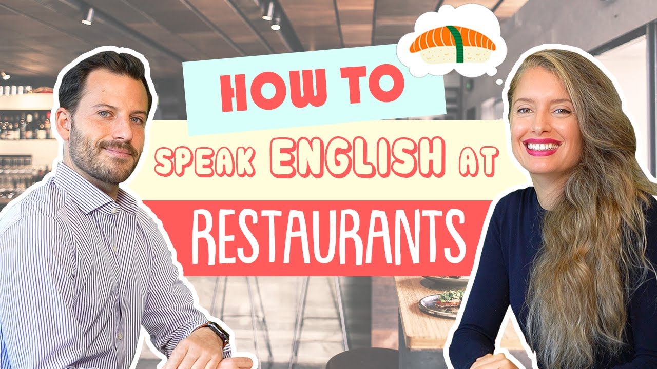 How to speak English at a RESTAURANT | 3 Real Conversations in English at a Restaurant