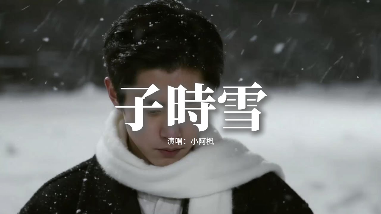 小阿楓 - 子時雪『除夕子時飄的雪 待到落地已隔年，你我相逢只為還前世相欠，曾經紅塵愛有三 日月與卿的笑顏，不料換來朝朝暮暮的想念。』【動態歌詞MV】