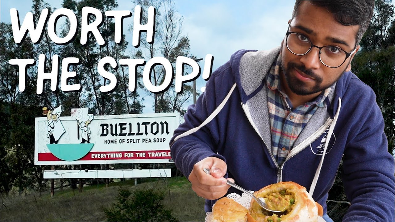 BUELLTON, CALIFORNIA IN ONE DAY (WORLD FAMOUS PEA SOUP, NOJOQUI FALLS, BERRY PICKING, & BARRELWORKS)
