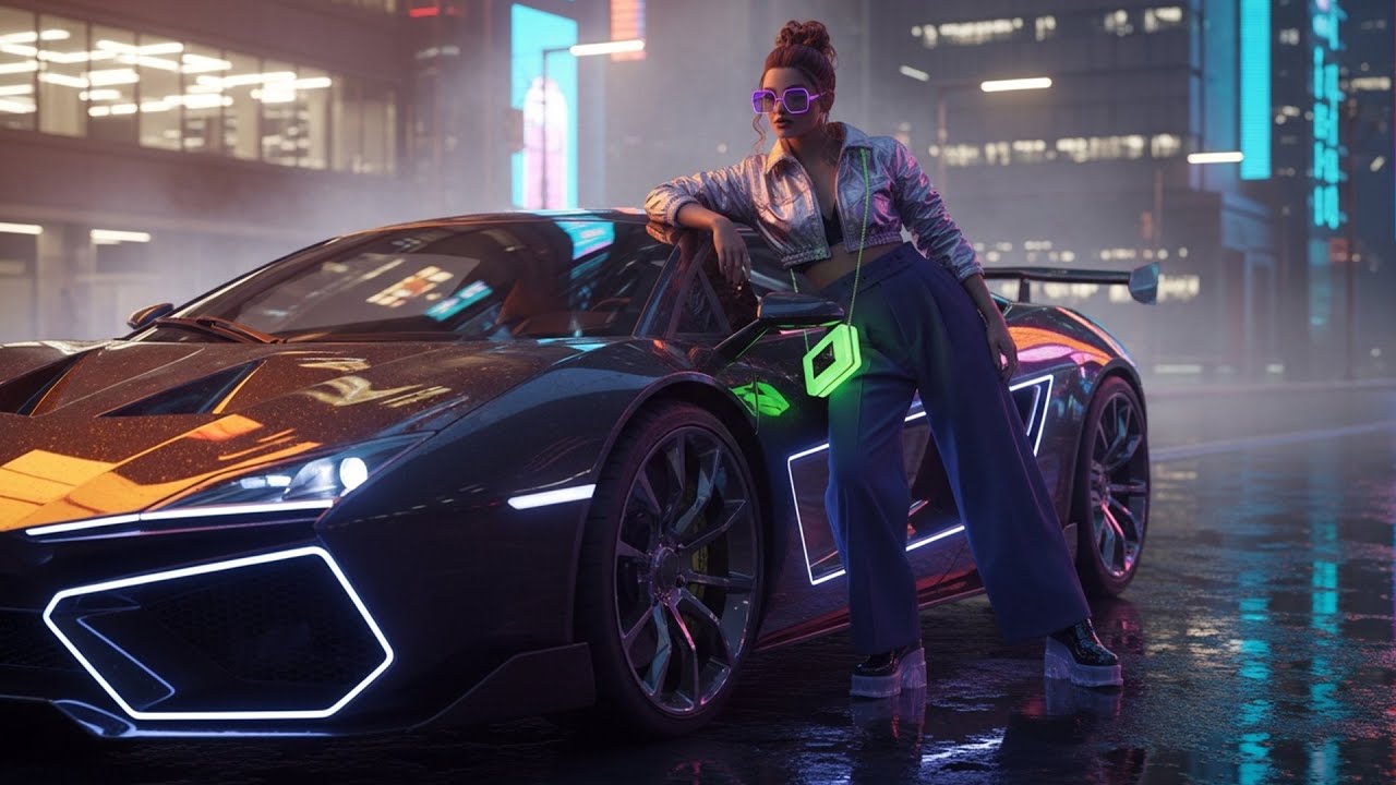 Future R&B Dreamscape Mix (1 Hour with Neon City Visuals)