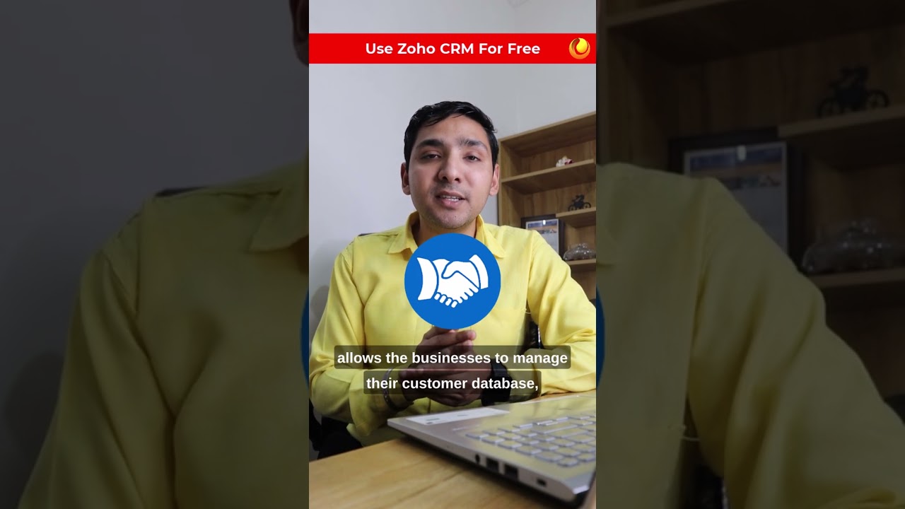 Use Zoho CRM for Free- Zoho CRM free plan.
