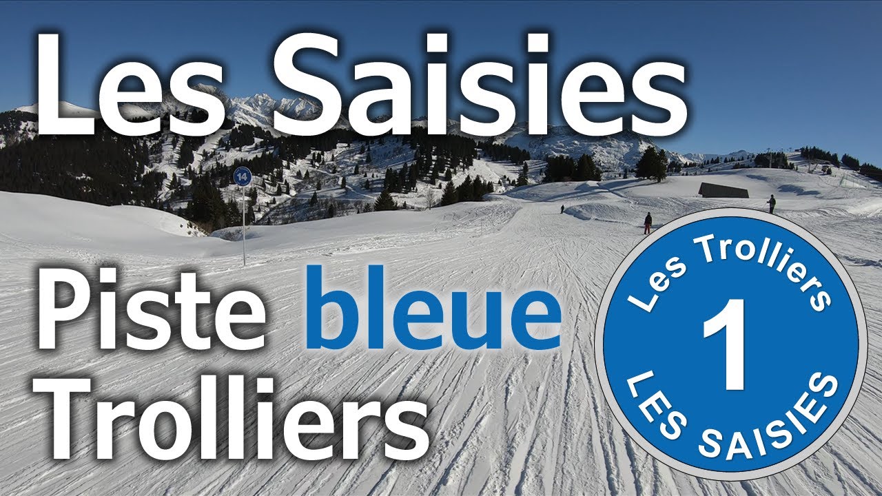 Les Saisies - Ski Alpin - Piste bleue 
