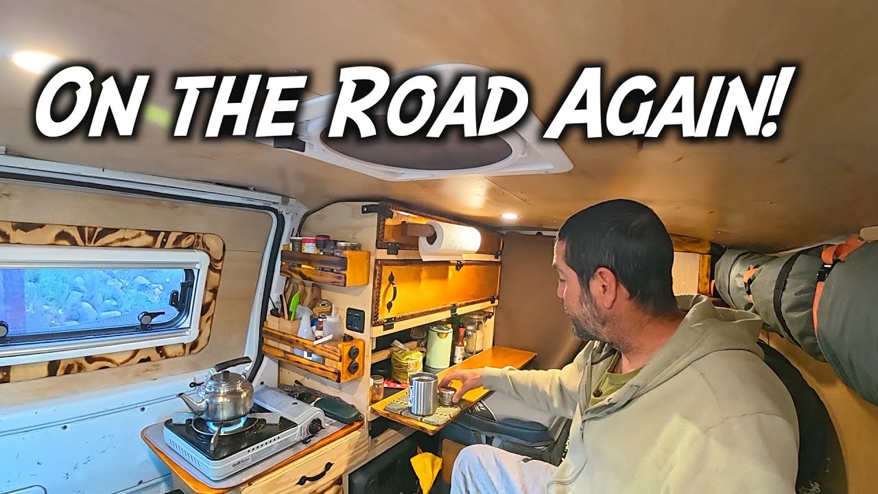 On the Road Again! Astro Van Camper Ready to Roll!