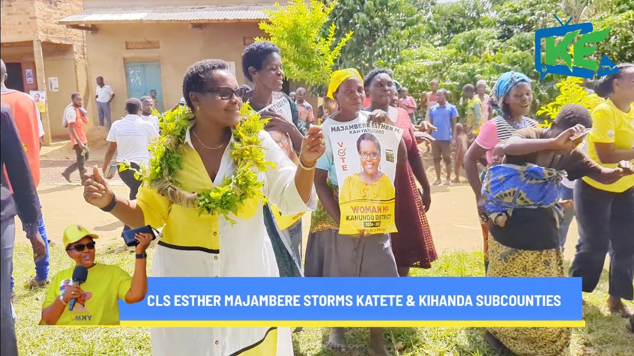 Woman MP Aspirant Cls Esther Majambere Takes Campaign to Katete and Kihanda Kanungu District 