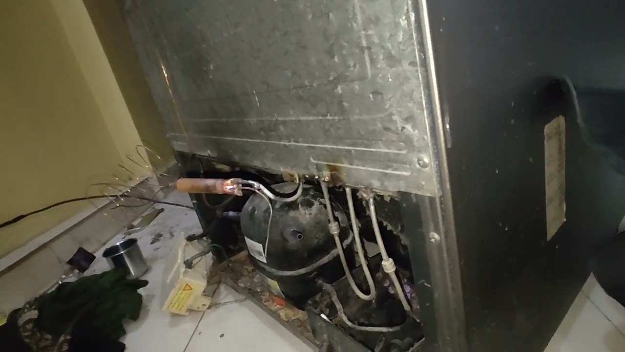 Samsung double door capillary change gas charging video 🔨⚙️⚙️