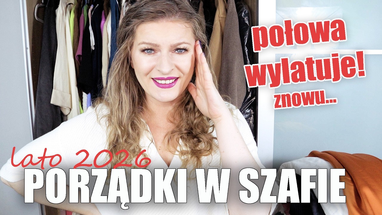 POŁOWA UBRAŃ WYLATUJE! PORZĄDKI W SZAFIE LATO 2026 cz.7 SPRZĄTAM  SWOJĄ SZAFĘ ShoeLove