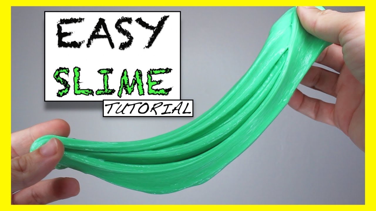 EASY SLIME TUTORIAL | DIY Slime w/ Non-Toxic Home Ingredients