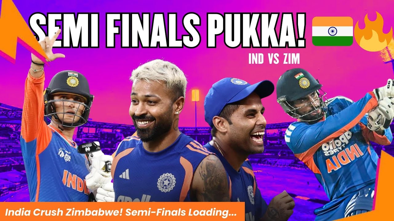SEMI-FINAL SCENARIO CLEAR! 🏆 India Destroy Zimbabwe in Chennai! West Indies Match is DO OR DIE!