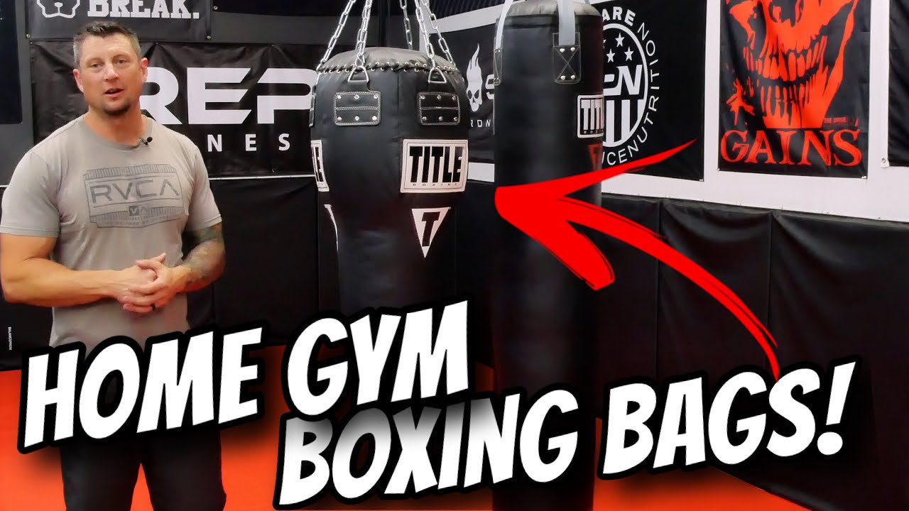 Title Boxing heavy bag garage gym review!  I go over the Thai Heavy bag and Big Bang angle bag.