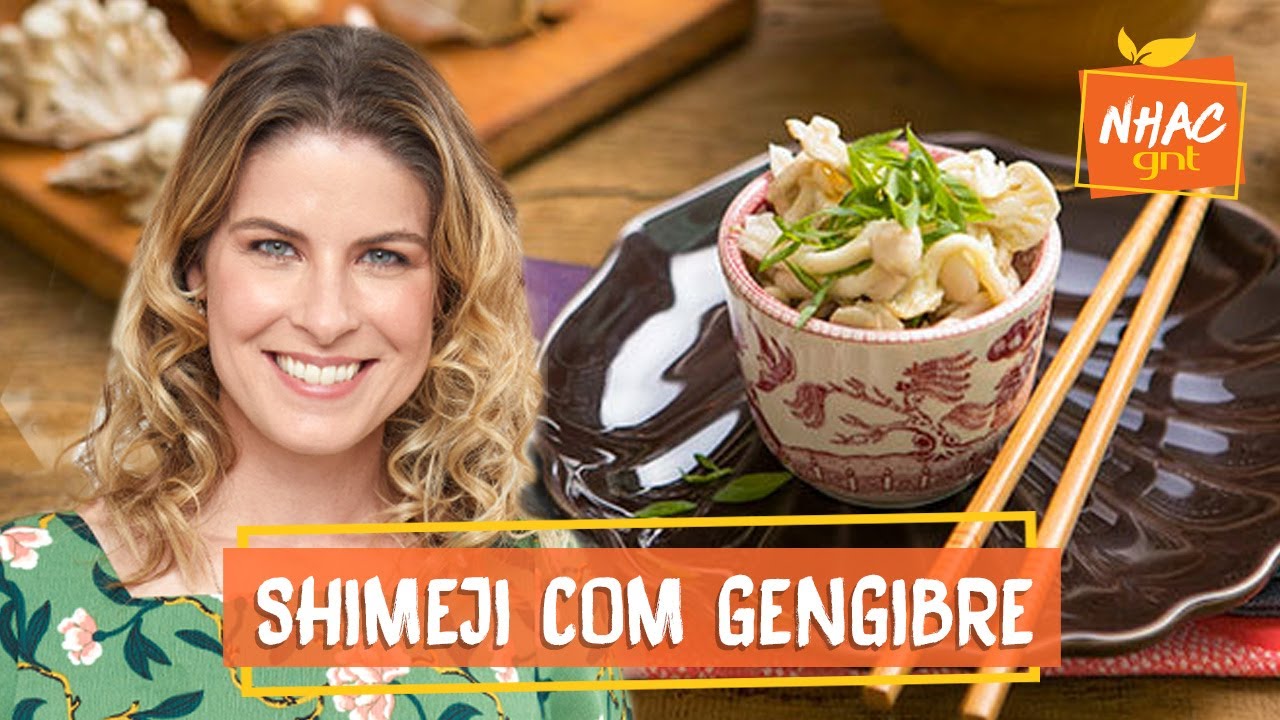 Salada de shimeji com molho de gengibre | Rita Lobo | Cozinha prática