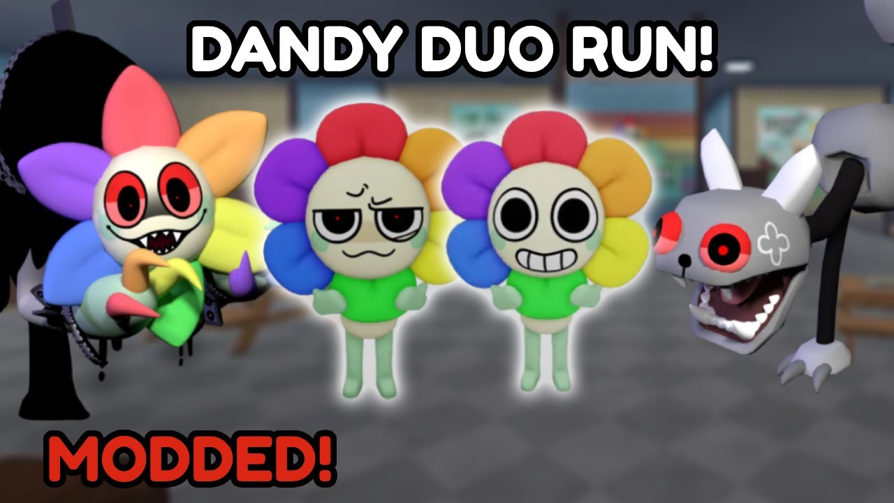 DANDY DUO RUN On MODDED Dandy's World!