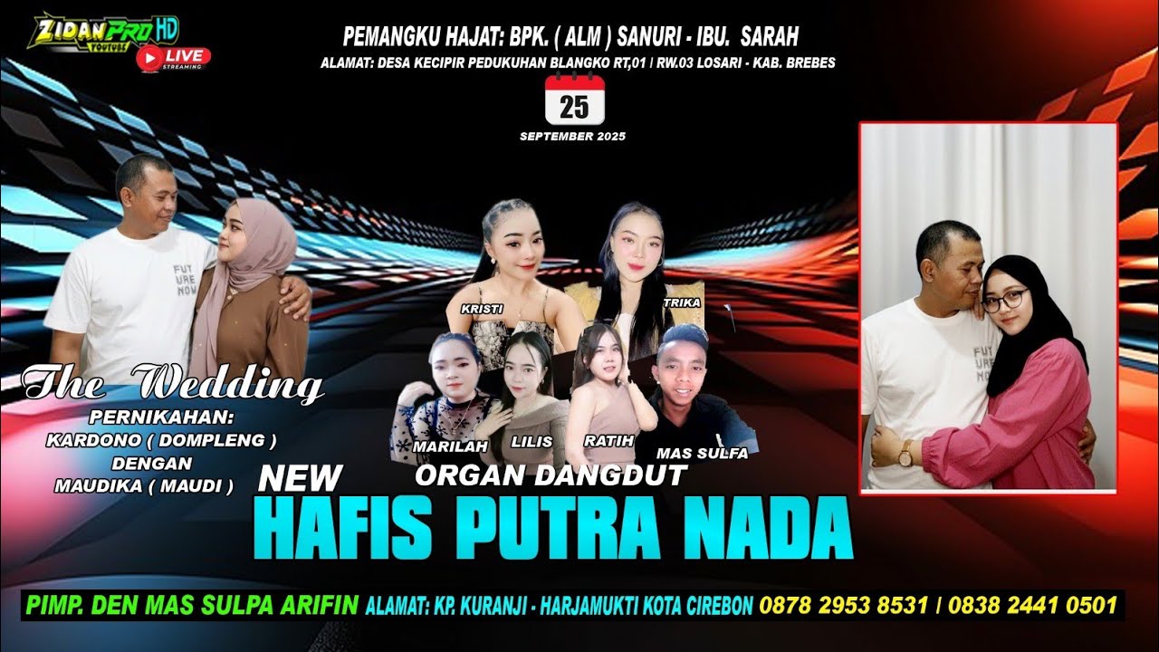 BRONDONG - LILIS NEW HAFIZ PUTRA NADA LIVE DESA KECIPIR BLANGKO 25 SEP 2025