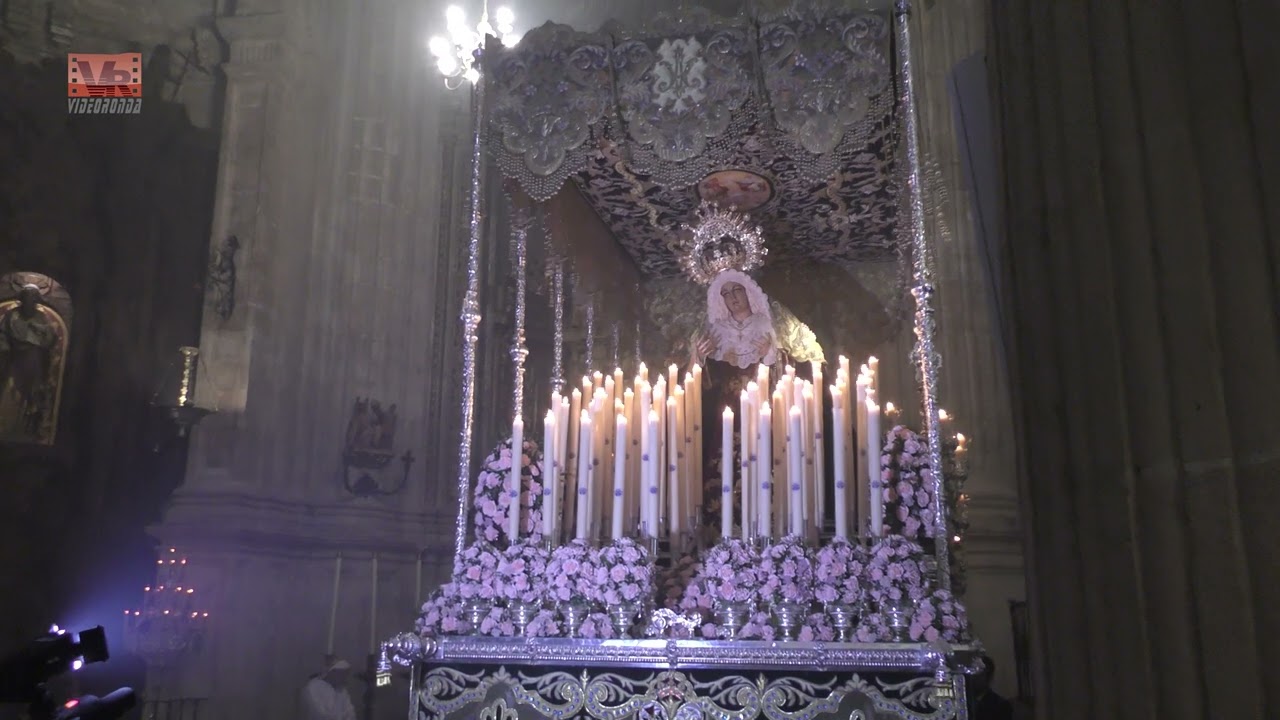 Gitanos. 4K .Santa Maria . Domingo de Ramos. Ronda 2022