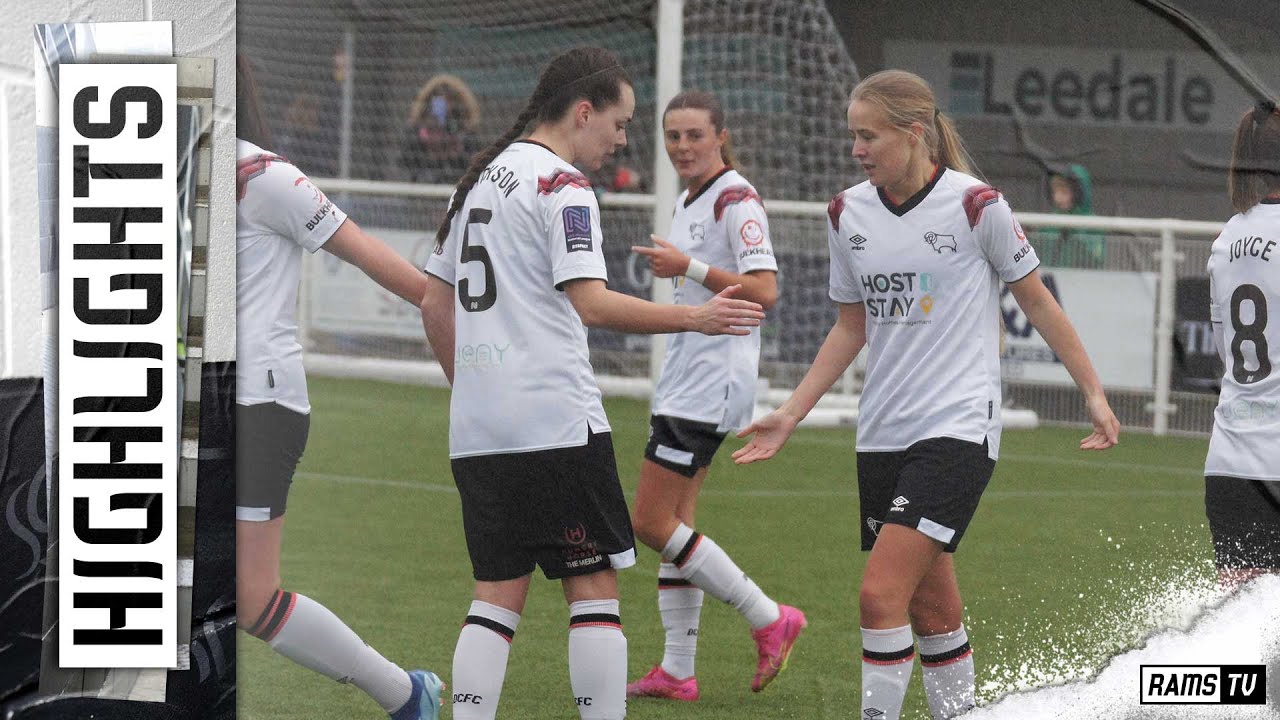 HIGHLIGHTS | Derby County Women Vs Huddersfield Town Women