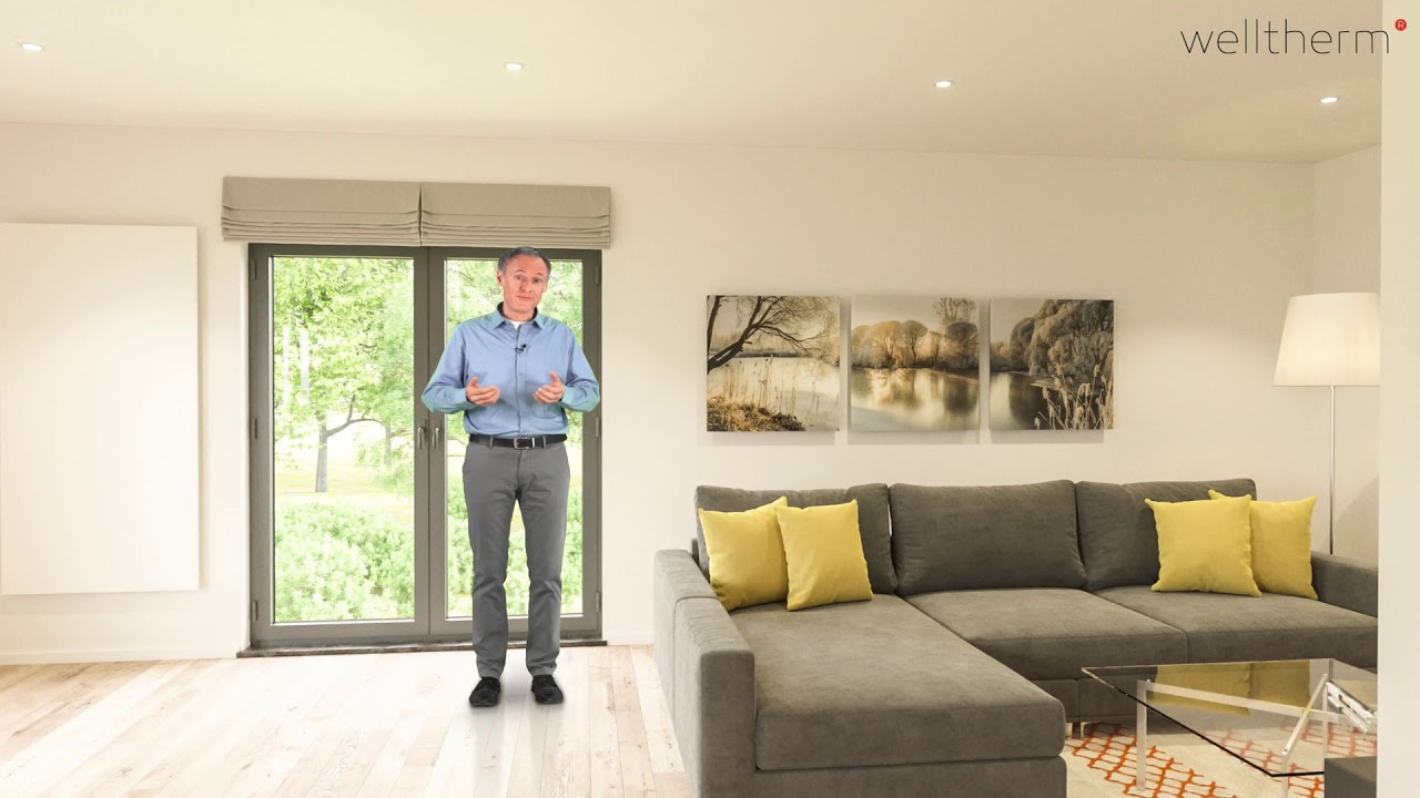 Welltherm - Infrarotheizungen im Wohnzimmer