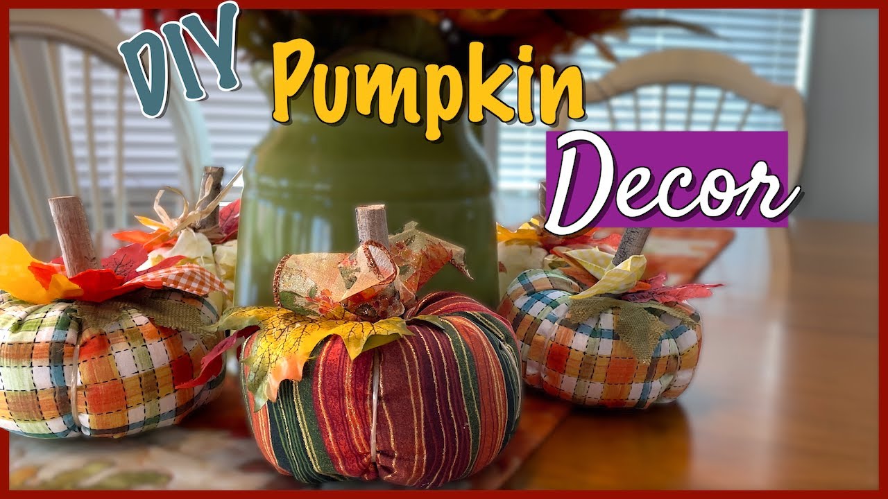DIY Pumpkin Decor | Scrap Buster | The Sewing Room Channel