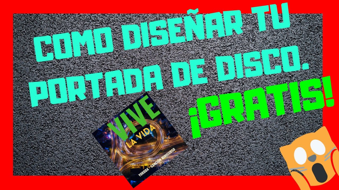 Como Hacer Una PORTADA Para Una Canción 😱 Diseñar una portada de DISCO .(GRATIS)