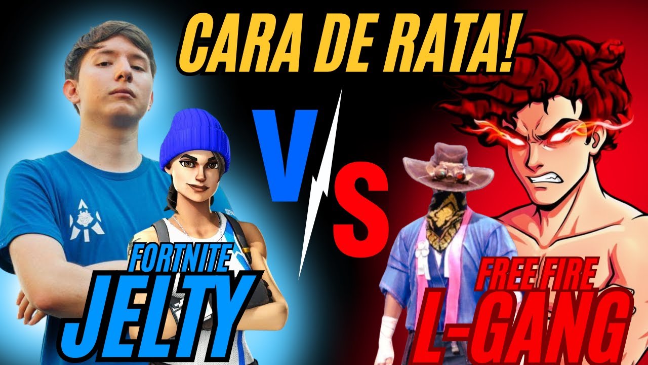L-GANG JUGARÁ PVP CON JELTY | FREE FIRE VS FORTNITE 🔥