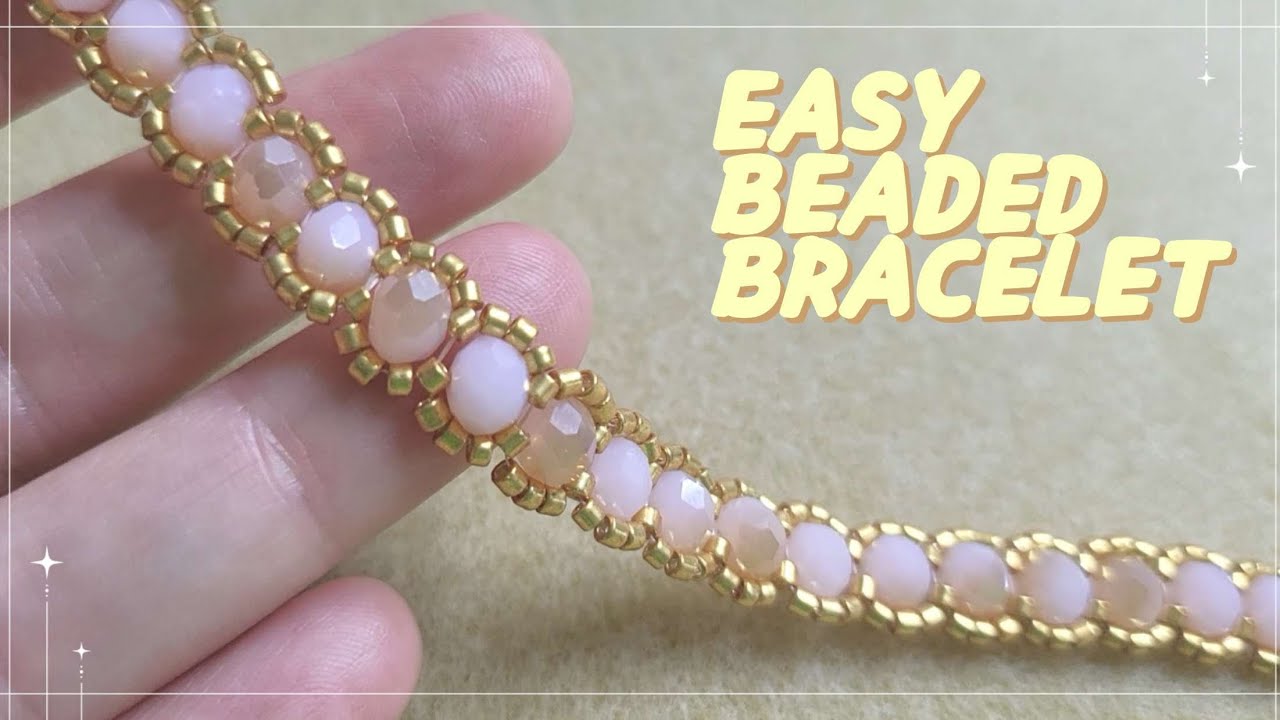 Easy to make Beaded Bracelet Tutorial 너무나 쉽게 만드는 비즈팔찌