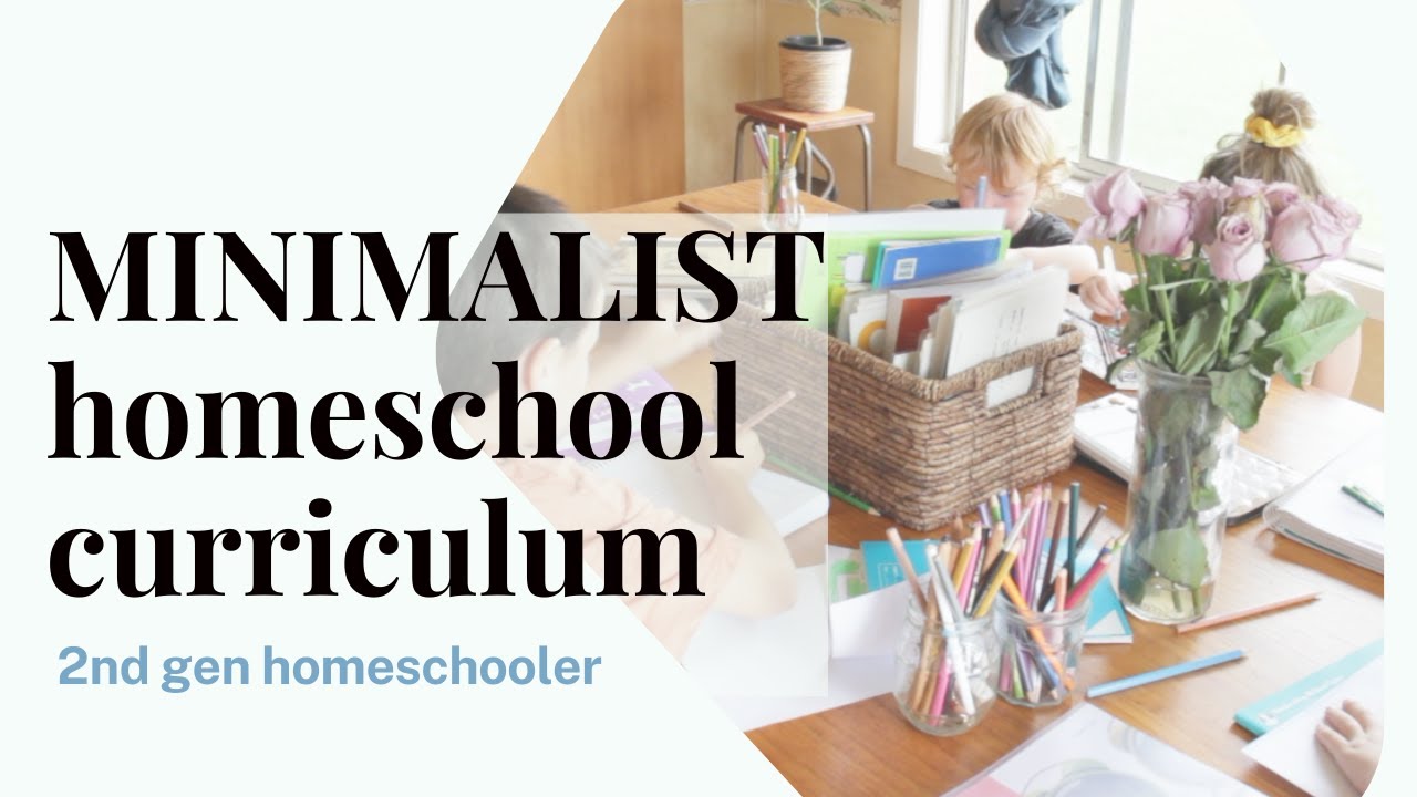 Minimalist homeschool curriculum/what I use as a second Gen homeschooler to primary students.