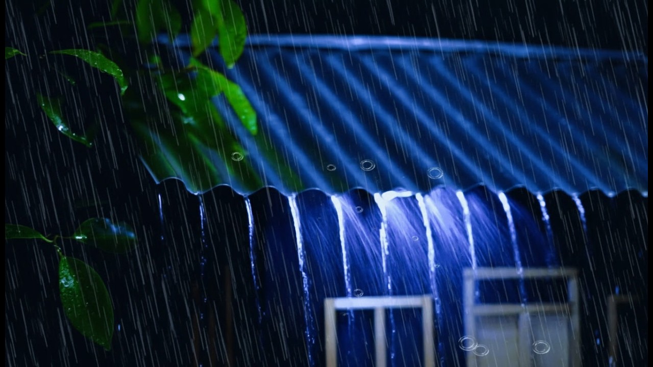 Rain Sounds For Sleeping - 99% Instantly Fall Asleep With Rain And Thunder Sound At Night, Relax 018
