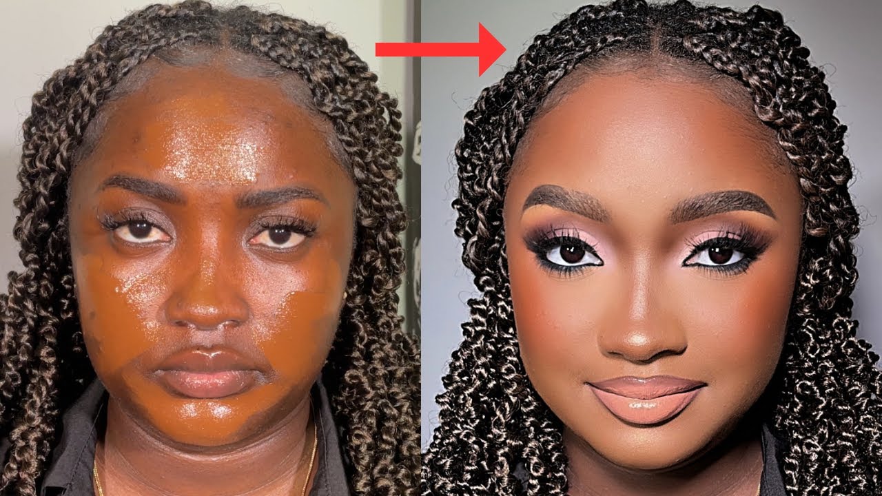 How to: Simple Melanin Makeup Transformation // Beginners Friendly