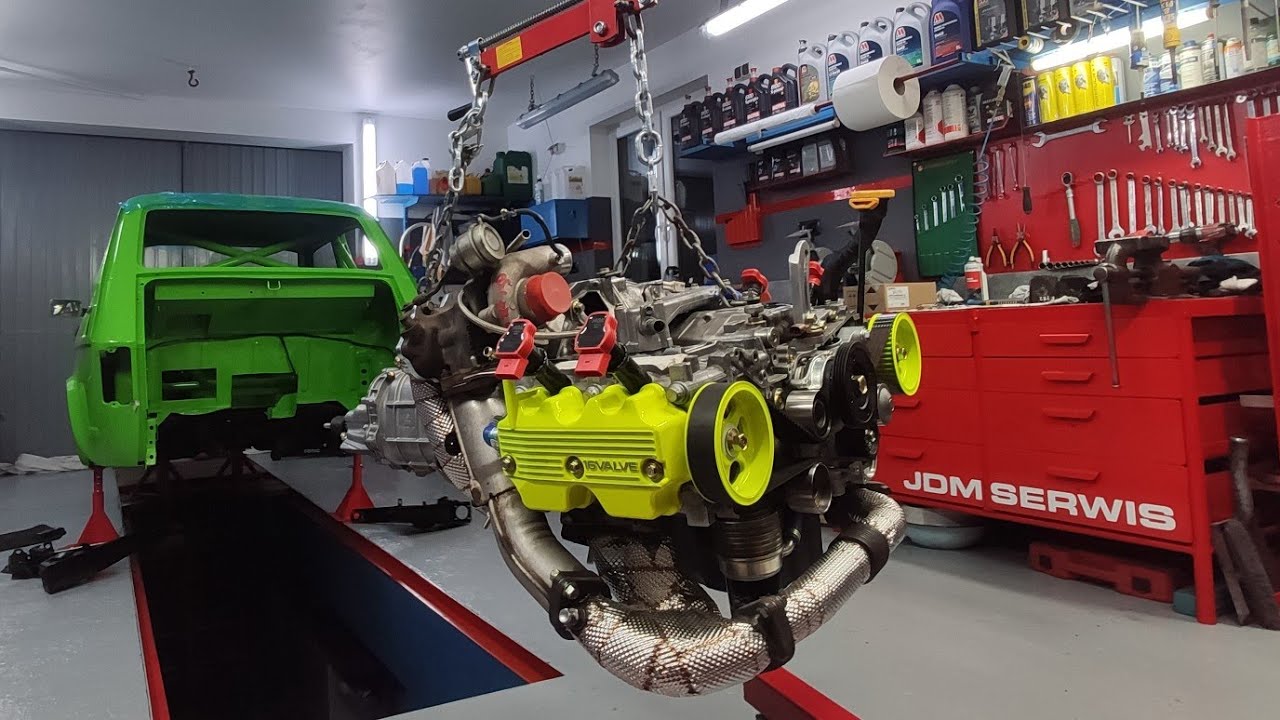 Silnik z Subaru w Maluchu?! 😎😎😎 Turbo Żaba Fiat 126 SWAP 2.2T #2