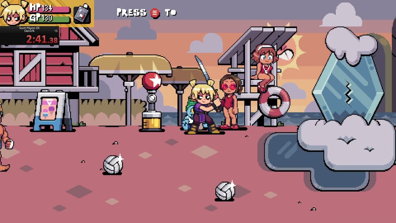 Scott Pilgrim EX: Demo Speedrun 6:41 (Former WR)