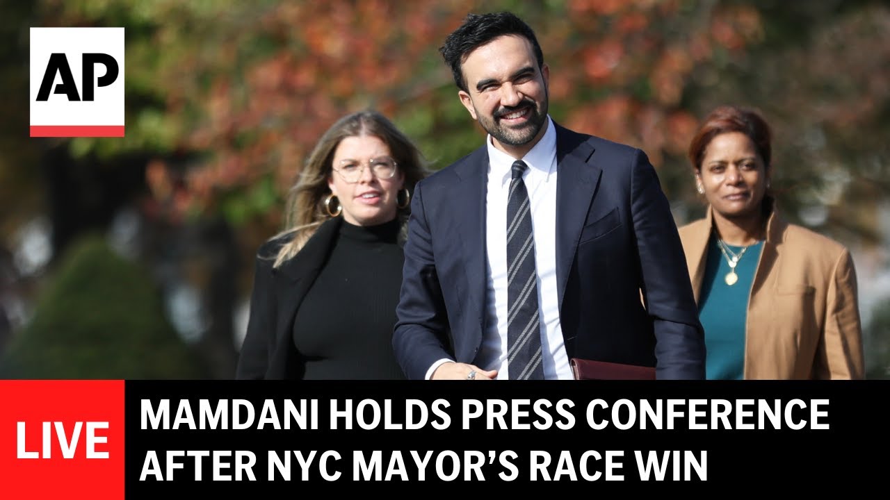 LIVE: Zohran Mamdani speaks a day after winning NYC mayor race