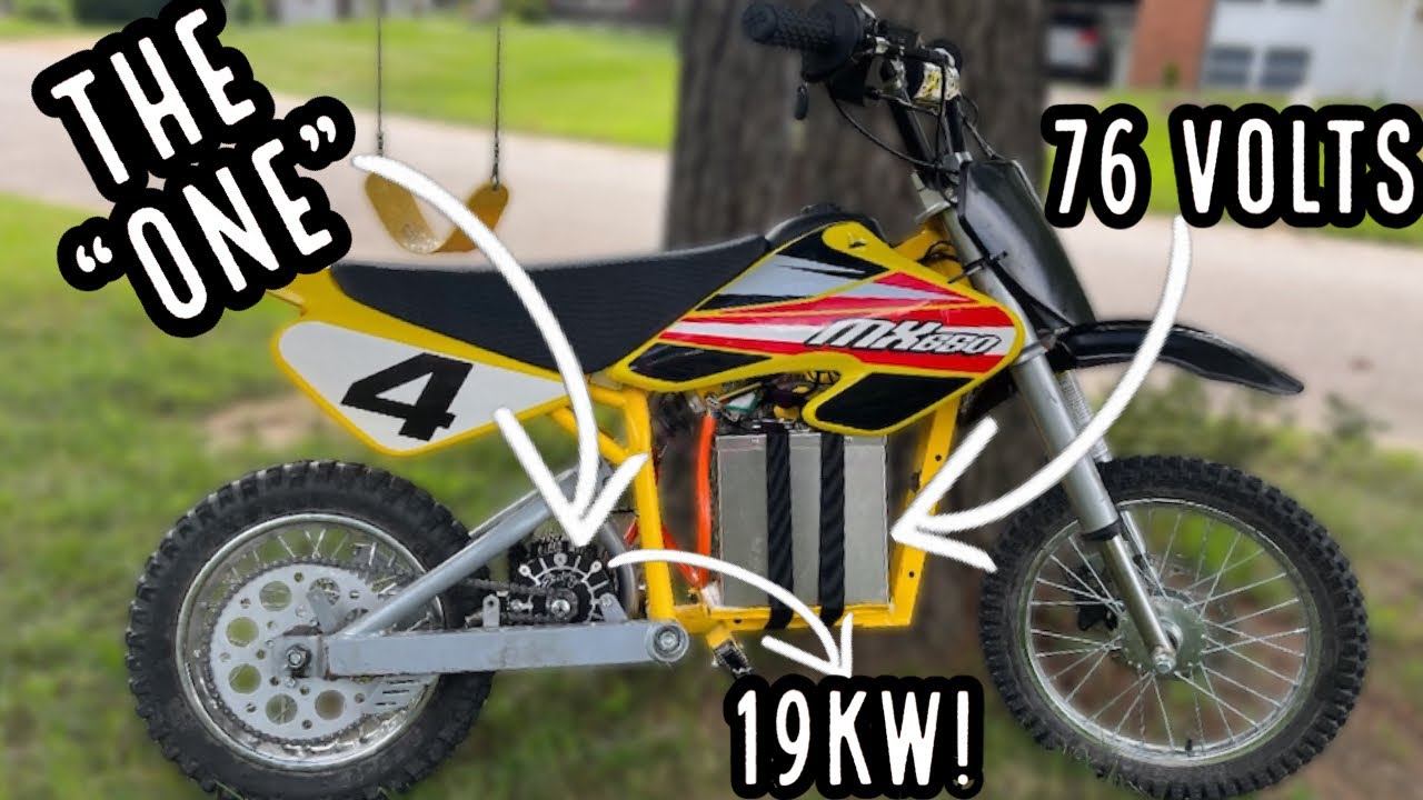 HOW TO MAKE A 60+mph ELECTRIC MINI-BIKE // Electro&Co Modded Razor MX650