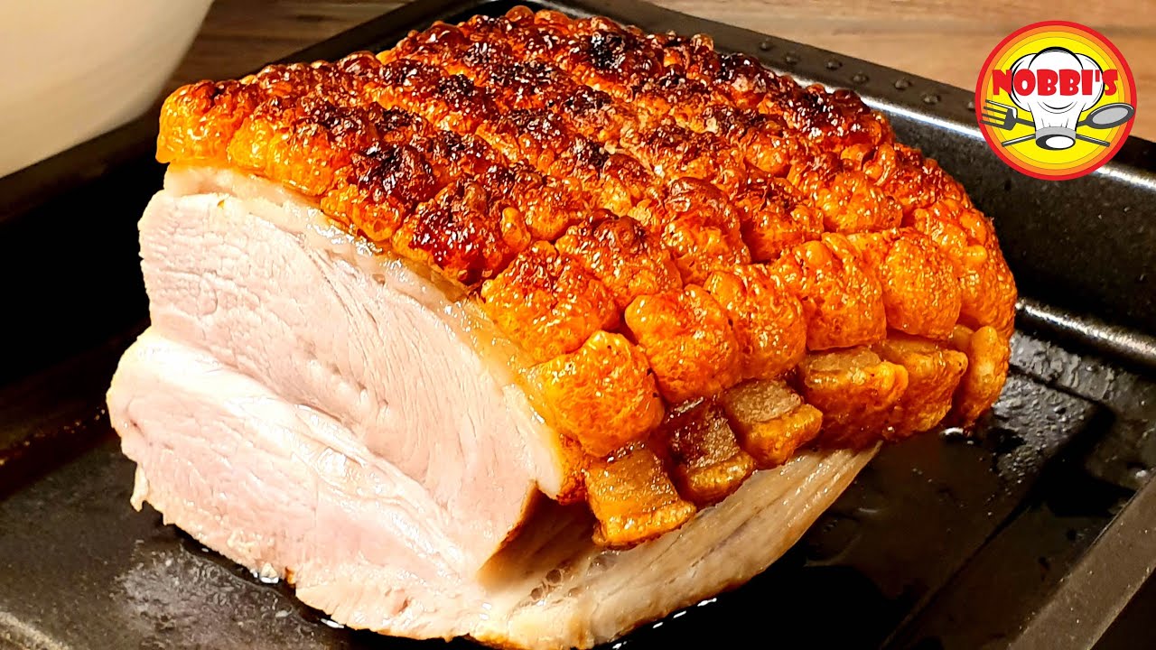 Schweinekrustenbraten mit 3 Zutaten, einfach, gelingt immer, kinderleicht.