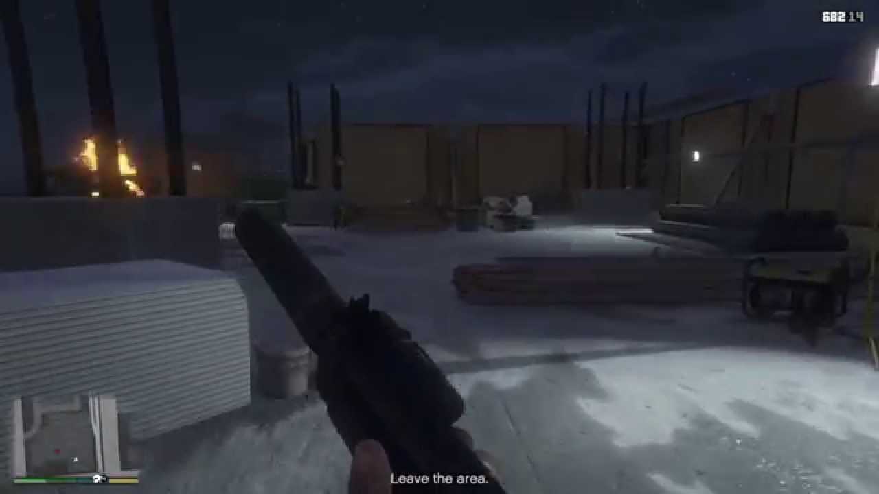 GTA 5 PS4 Walkthrough - Mission #44 - The Construction Assassination [First Person Guide]