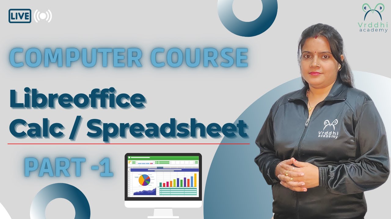 Libreoffice Calc | elements of spreadsheet| manipulation of cells in Spreadsheet  #ccc