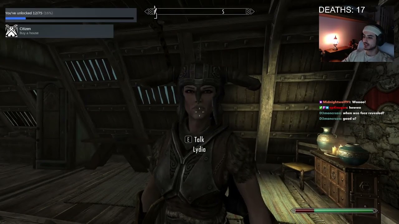 DRUID Streams - Skyrim *Permadeath*Platinum hunt*Survival*Legendary difficulty* (Part 14)