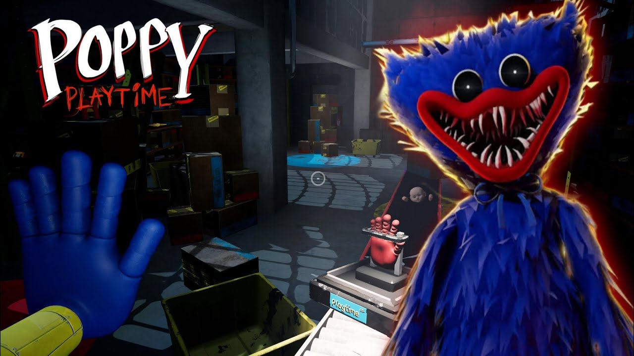 I Got Trap In Horror Toy Factory || Poppy Play Time Chapter 1 Horror Gamplay