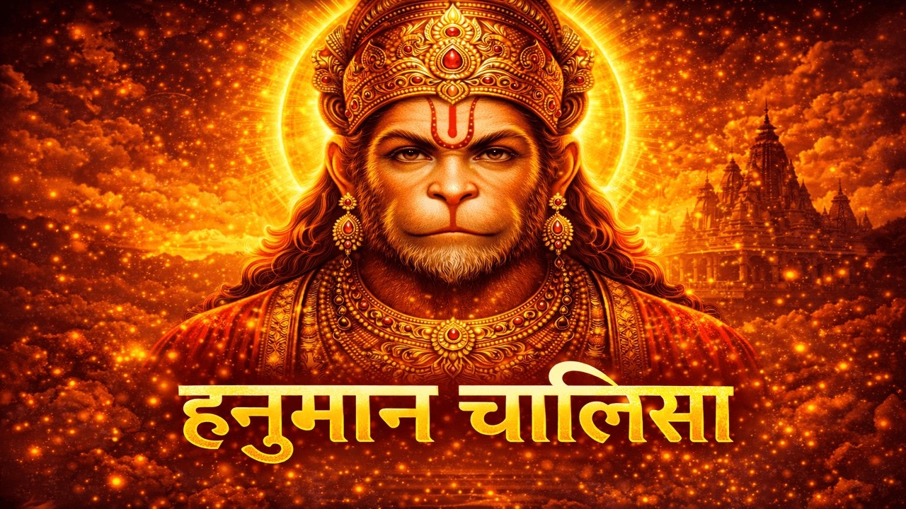 हनुमान चालीसा भजन 🛕 Shanti, Sukh aur Suraksha ke liye | शक्तिशाली मंत्र