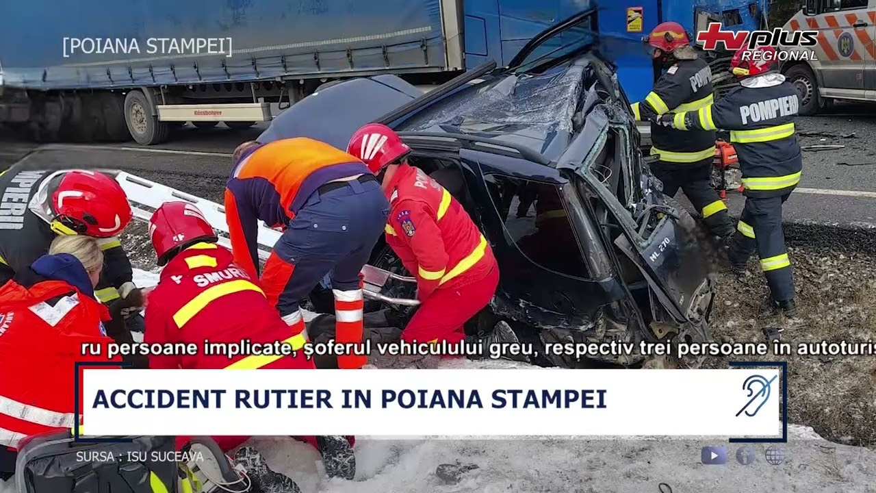 ACCIDENT RUTIER IN POIANA STAMPEI