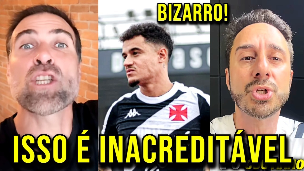PILHADO FALOU TUDO AP&Oacute;S SA&Iacute;DA MUITO POL&Ecirc;MICA DE PHILIPPE COUTINHO DO VASCO COM RESCIS&Atilde;O EM POST!