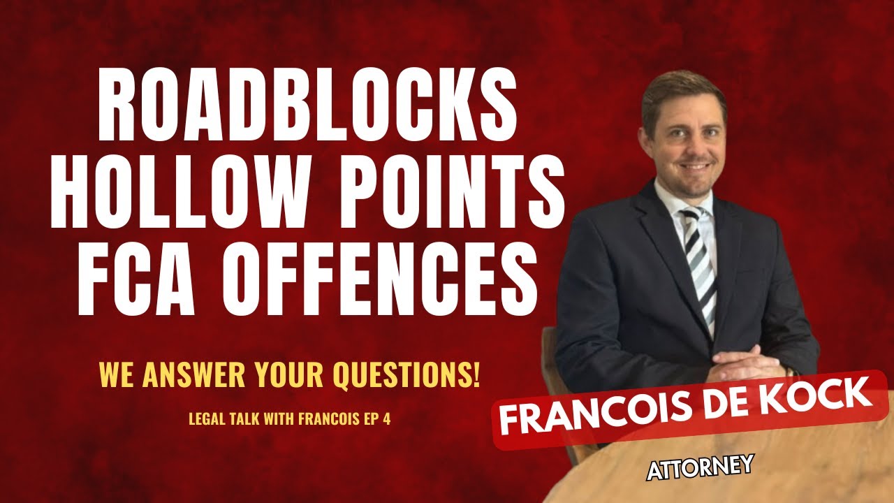 Legal Talk with Francois, Episode 4: Answering Questions From Followers | Francois de Kock Attorneys