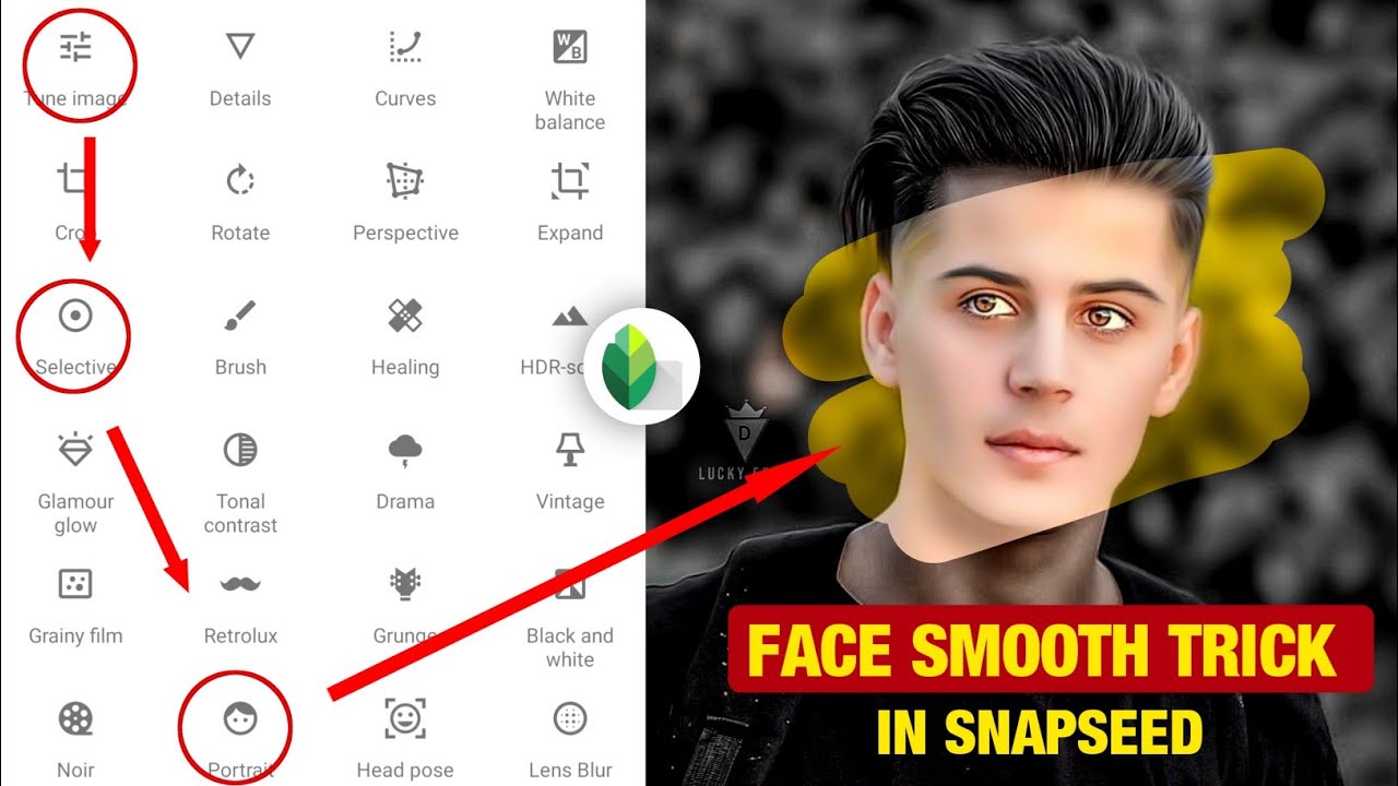 Snapseed Face Smooth Photo Editing | Snapseed Face Smooth Photo Editing Kaise Kare