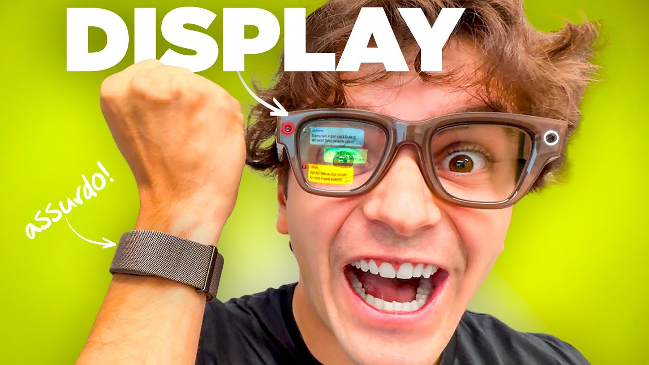 HO PROVATO GLI OCCHIALI SMART DEL FUTURO! Meta RayBan Display