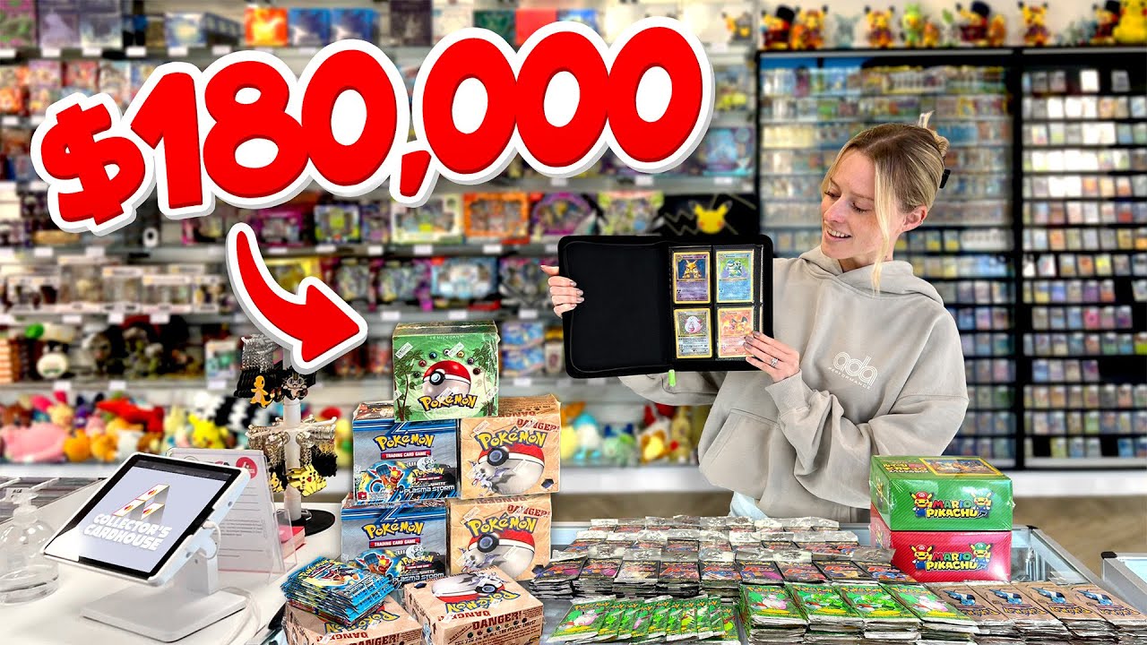 Spending $180,000 On Pokemon! My Card Shops BIGGEST Vintage Restock (Owner POV)
