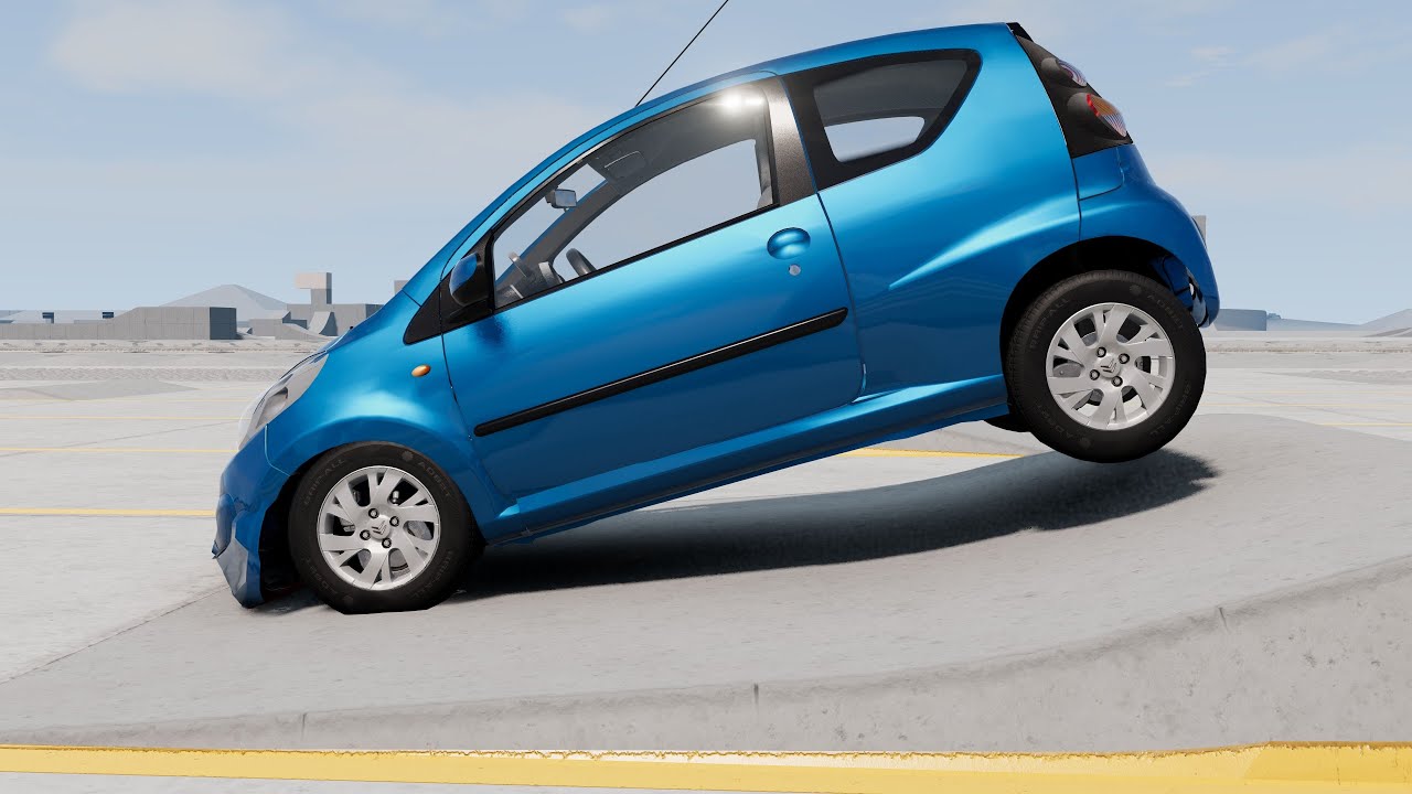 BeamNG Drive - Citroen C1 Suspension Testing
